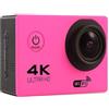 BJdfgE Ultra HD 4K Action Camera 30fps/170D Casco subacqueo Impermeabile Schermo da 2,0 pollici WiFi Controllo remoto Sport go Video Pro(Pink)