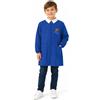 Siggi Grembiule scuola elementare blu con zip bambino Siggi Made in Italy ricamo Moto 4400, BLU