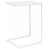 Anwicar Tavolino laterale da divano Bianco 60x40x33 cm | Tavolino compatto per soggiorno o camera, ideale come piano laterale, comodino o supporto per laptop e bevande