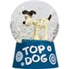 Half Moon Bay Gromit Snow Globe | Wallace And Gromit Merchandise | Palla di neve natalizia | Regali Wallace e Gromit | Gromit Snow Globes per bambini | Decorazioni natalizie e decorazioni natalizie |