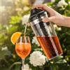 KASANOVA Shaker cocktail elettrico 500 ml con pompa trasparente