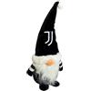 hermet Juventus F.C / Gnomo Natale Arredo / 30 Cm / Bianco/Nero / Prodotto Ufficiale (J001)