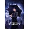 Grupo Erik: Poster Mercoledì Addams - Umbrella | Wednesday Addams Da Parete, 61 x 91,5 cm, Carta Lucida e Incorniciabile, Decorazione Casa, Gadget