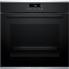 Bosch HBA272BB3, Stiftung Warentest GUT (2,0)*, forno da incasso serie 4, 60 x 60 cm, pirolisi autopulizia e idrolisi, controllo touch LED, aria calda 3D, 10 programmi automatici, riscaldamento rapido