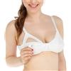 Mysanity Reggiseno Allattamento Supporto Extra Coppa C Bianco