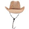 Fox Outdoor Cappello di paglia con coulisse, marrone,