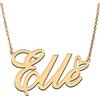 RONKAH Collana con ciondolo personalizzato con nome personalizzato con cuore collana personalizzata miglior regalo per le donne Natale San Valentino festa della mamma compleanno AU