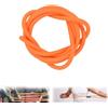 SKYPRO Tubo in Lattice Naturale Lunghezza 5M/16,40FT Banda Chirurgica Tubing Tubo in Gomma ID 1,7mm OD 4,5mm (Arancione)