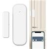 GjnjfdF Sensore di apertura della porta | Rilevatore intelligente di apertura senza fili | Sicurezza Domestica, Soluzione Magnetica con Notifiche tramite Applicazione e Domotica Interna