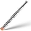 PHMNZIP SDS Plus Punte da Trapano per Calcestruzzo con 4 Tagli in Metallo Duro Set di Punte Professionale Punta Martello Perforatore per Pietra, Mattone, Granito, Metallo Trapano 16mm x 160mm