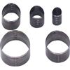 Beufee 5 Pezzi Muore Taglio in Pelle, Punch in Pelle Puncher Professionale Perforatore Fatto a Mano Circolare Stampo da Taglio in Pelle Taglierina Strumenti per la Perforazione Della Pelle