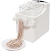 Mejiaren Macchina per pasta automatica a 9 forme, macchina per la pasta elettrica 180 W, motore in rame puro, velocità 55-60 giri/min, inserti antiaderenti per spaghetti, fettuccine, ravioli, pasta