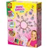 SES Creative - Mini Shrinkies - Charms Unicorn Sweeties - Pellicola termoretraibile - Bracciali fai da te - Braccialetto dell'amicizia - Per bambini - Dai 5 anni in su
