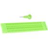 SODIAL 4 Linee 28 Celle Braille Lavagna con Stilo Braille Ardesia Pratica Portatil8081