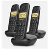 Telefono cordless Gigaset Start 100 Trio Nero