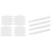 YSOLDA 8 Pezzi Adesivi Maniglia Portiera Auto per Dacia Sandero 3/ Sandero Stepway 3 III 2021-2025, Vernice Pellicola Protettiva AntiGraffio Protezione Portiere Accessori,E/Transparent