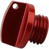 AugustknowU 20x2 5mm Alluminio Motore Olio Motore Tappo CNC Compatibile con Honda Per Kawasaki (rosso)