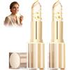 VRYNDH 2pc Rossetto per il cambiamento di temperatura, Gold Balsamo per labbra trasparente, Cura delle labbra, Rossetto impermeabile a lunga durata(F)
