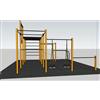 Toorx Professional Toorx Gabbia Master Energy Outdoor 75x75 mm - GO75-ENERGY 1200 Kg