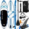 Kesser Set completo per tavola gonfiabile SUP KESSER®, tavola da surf premium per sport acquatici | Spessore di 6 pollici | Accessori completi | Portata massima 130 kg