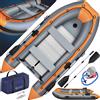 Kesser Gommone KESSER® per 4 persone, motorizzabile, canoa gonfiabile
