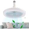 Generico Ventilatore da lampadario, ventilatore da bagno con luce - Mini ventilatore da soffitto moderno con luce LED per cameretta - Ventilatore da soffitto silenzioso, da per camera da