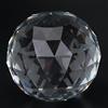 Hilitand 1 Set di Sfera Prismatica Trasparente, Sfera di Vetro Prisma di Tagliato, Utilizzata per La Decorazione della Terrazza Solarium Dell'Hotel, 60/80 Mm (80 Mm / 3,15 Pollici)