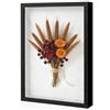 OUTALIZ Cornice Portafoto 3D, 40 x 50 cm Cornice per Oggetti, Cornici Profonda da Riempire, con Lastra Acrilica Trasparente, per Decorazioni, Biglietti, Souvenir, Quadri con Diamanti, Nero