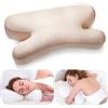 CUZEP Cuscino in Memory Foam, cuscino anti rughe per il sonno laterale, Guanciale Ergonomico Supporto Morbido, cuscino contro le rughe Altezza Regolabile, Rimovibile e Lavabile