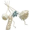 SKYPRO Set di Bastoncini di Rattan con Fiori Artificiali Fragranze Senza Fiamma Bastoncini per Diffusore Reed Bastoncini per Diffusore di Oli Essenziali e Aromi Ornamenti Fai Da Te Decorazione Casa