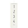 Ib Laursen Candela dell'Avvento, 1-4, colore bianco, con numeri color antracite, 20 cm, stillenat