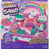 Kinetic Sand, Set di Gioco Regno degli Unicorni, 907g, Sabbia Cinetica, 3+ | Sabbia Viola Rosa Verde Acqua e Bianca, 8 Attrezzi e Formine, Vassoio Scintillante, Area Di Gioco, Facile Da Pulire