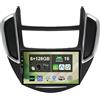 Keconsing KEC 9 [6G+128G] Android 16 Autoradio per Chevrolet Tracker 3 TRAX 2013-2015-Integrato Wireless CarPlay | Android Auto | DSP | GPS Sat Nav | Bluetooth 5.0 | Mirror Link | 360° Panoramica+CAM&MIC