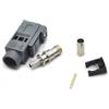 Elecbee Fakra Cavo Auto Testa G Grigio Femminile Crimp Solder Connettore per Cavo RG316 RG174