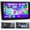 Inefala [4G+64G]Inefala Android 15 Autoradio per Fiat Bravo 2008-2013 con Wireless Carplay Android Auto, 9 Pollici Touchscreen Stereo Auto Bluetooth con Navi GPS WiFi RDS/FM SWC Retrocamera Mic