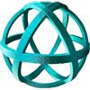Handmade Genesa Crystal in PLA | Geometria Sacra 3D per Armonizzazione Energetica di Persone e Ambienti | Decorazione Feng Shui per Casa, Studio e Ufficio | Diverse Misure e Colori F (cm 10 diametro)