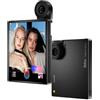 OBA IKKO MindOne Pro Smartphone AI, Display AMOLED 4, Dual OS Android 15, Vetro Zaffiro, Fotocamera 50MP con OIS, 8GB RAM, 256GB, Connettività Globale, Nero