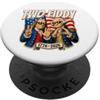 Cool Two Fiddy Paint Style 250 Years Sin Due Fiddy 250 4 luglio America 2026 Funny Patriotic USA PopSockets PopGrip Adesivo