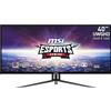 MSI MAG401QR Monitor gaming 40 UWQHD - Pannello IPS 3440 x 1440, 155 Hz / 1ms, VESA - DisplayPort 1.4a & HDMI 2.0 & Porta Type C, Nero