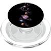 Planet Orbit Nights Astronomia Fan Spazio Pianeti Galassia Osservazione delle stelle Notte PopSockets PopGrip per MagSafe