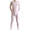 Dressnu Set di biancheria intima termica ultra sottile e setosa top lucido setoso slip, rosa, M