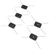 Zerodis Accessori per Parti di Ricambio per Tosaerba Tagliaerba di Ricambio in Plastica ABS e Acciaio Inossidabile con Dimensioni del Foro di 5,5 Mm Leggero per Wacker Elettrici per Prato da