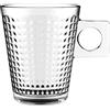 BigBuy Home Set di Tazze da caffè Lime a Nido d'Ape 8 cl 3 Pezzi