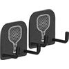 Generic Supporto per Paddle Pickleball, di Montaggio Da Parete Per Paddle Da Pickleball, 2 Pezzi Rack Di Conservazione Senza Forature Per Racchette In Casa Seminterrato Garage