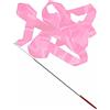 Greenlans Nastro colorato con asta per ginnastica ritmica, danza, ginnastica artistica, 4 m, Pink, Taglia unica