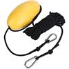 Kuuleyn 9.8m/32.2ft Pesca Deriva Ancora Linea di Lancio Sea Drogue Boa Galleggiante Portatile Accessorio per Barche Marine Yacht Kayak per Fisherman Yacht Operator Kayaker Marine
