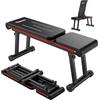 PASYOU PB200 Panca Palestra, 90°Esercizi Su Panca Verticale, Inclinata e Piana, Panca Pesi con schienale regolabile in 5 direzioni, Panca Piana Adatto per Casa e Palestra, 300KG Panca