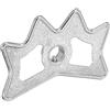 PATIKIL Biliardo Ponte Testa, Alluminio Lega Piscina Biliardo Stecca Bacchetta Ponte Spina-in Biliardo Accessori per Piscina Tavolo, Argento Tono