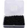WIHFHGZ Grommet Nylon per Badminton 2,6x7,5mm, Protezioni Occhielli per Racchetta, Set Nero - Resistenza all'Abrasione, Distribuzione Pressione Ottimale, Manutenzione Racchetta