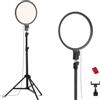 NEEWER BASICS Ring Light 10 con Treppiede 63"/Porta Telefono/Telecomando Compatibile con iPhone, Luce LED Bicolore Edge Lit a Schermo Intero 15W CRI95+ per Riprese Video Selfie Streaming Trucco, R10L
